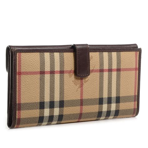 burberry haymarket continental wallet|Burberry haymarket wallet men's.